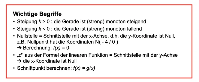 Lineare Funktion